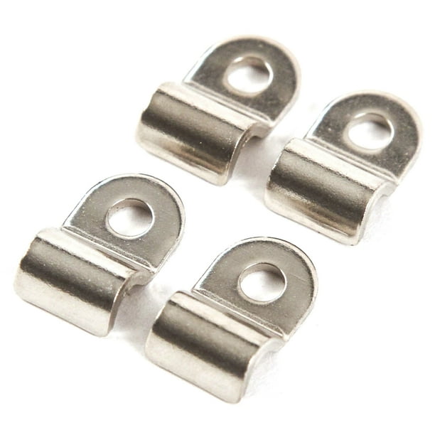 Brake Line Clamps 3//16 Inches Steel for Cars Off-Road ATV Sand Rod Car Rail 12